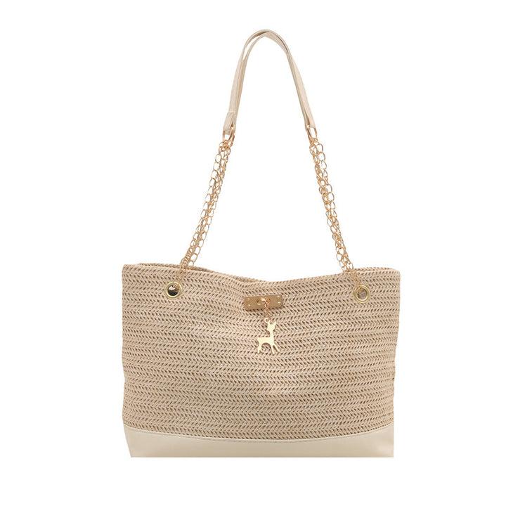 Stylish Woven Beach Tote Bag