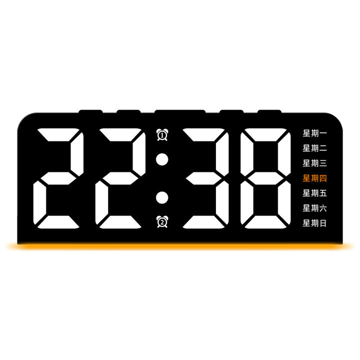 Digital LED alarm clock with color change Stornfield