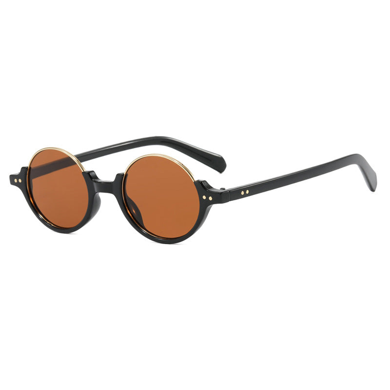 Women's round sunglasses with elegant plastic frame Stornfield