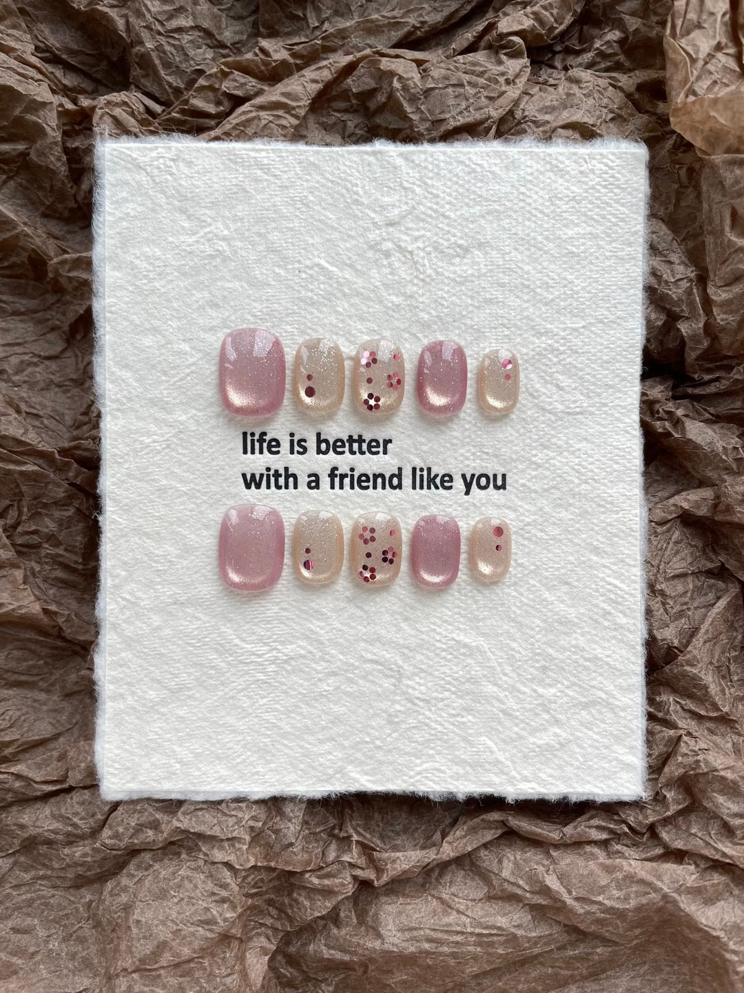 Artistic Press-On Nail Art Set