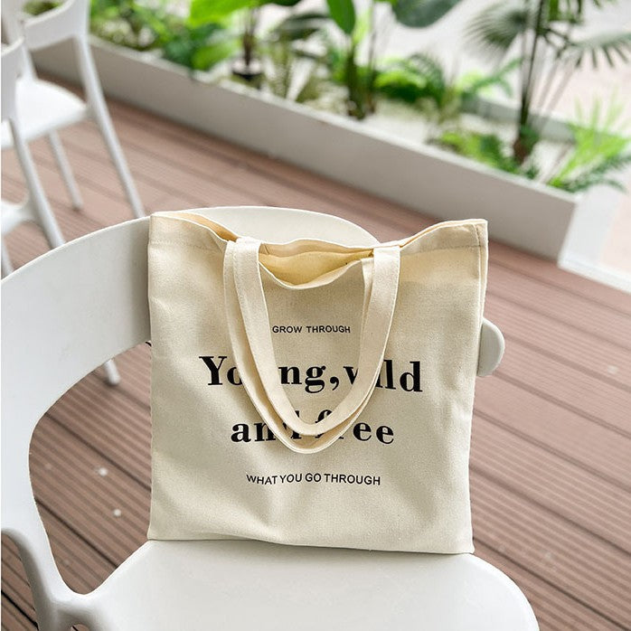 Motivational Canvas Tote Bag Stornfield