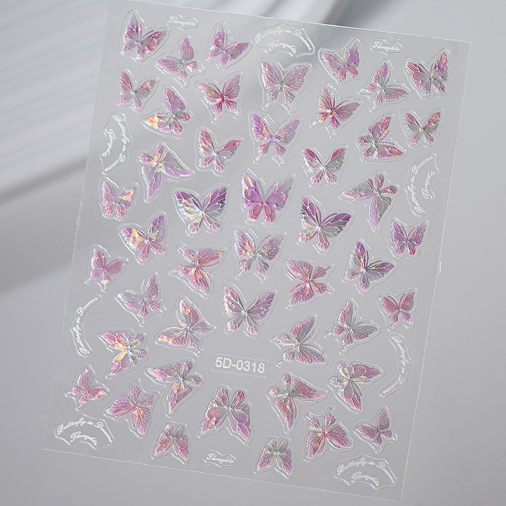 Decorative Butterfly Nail Art Decals