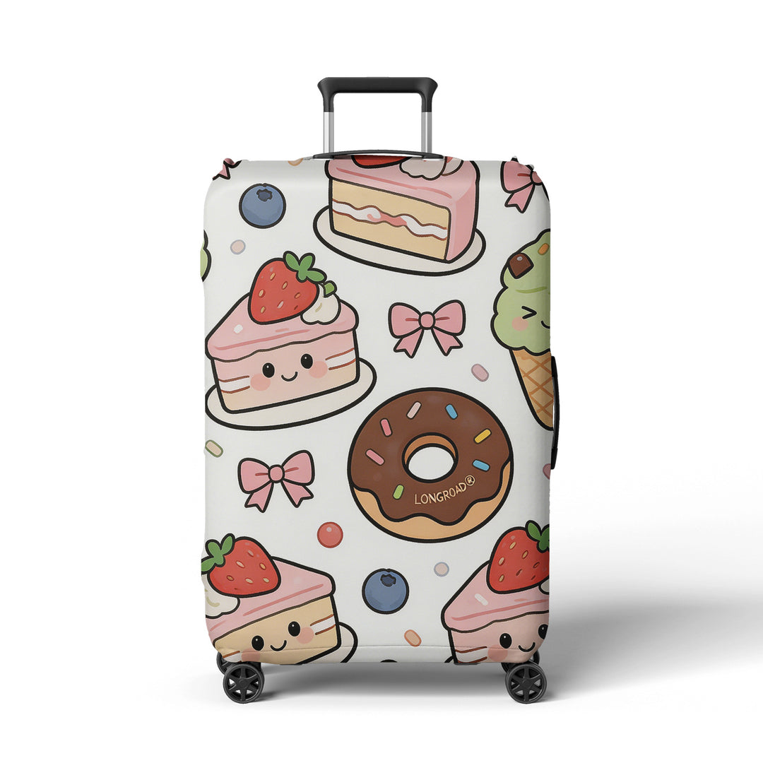 Women's suitcase cover with playful space design Stornfield