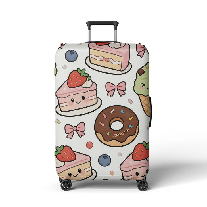 Women's suitcase cover with playful space design Stornfield