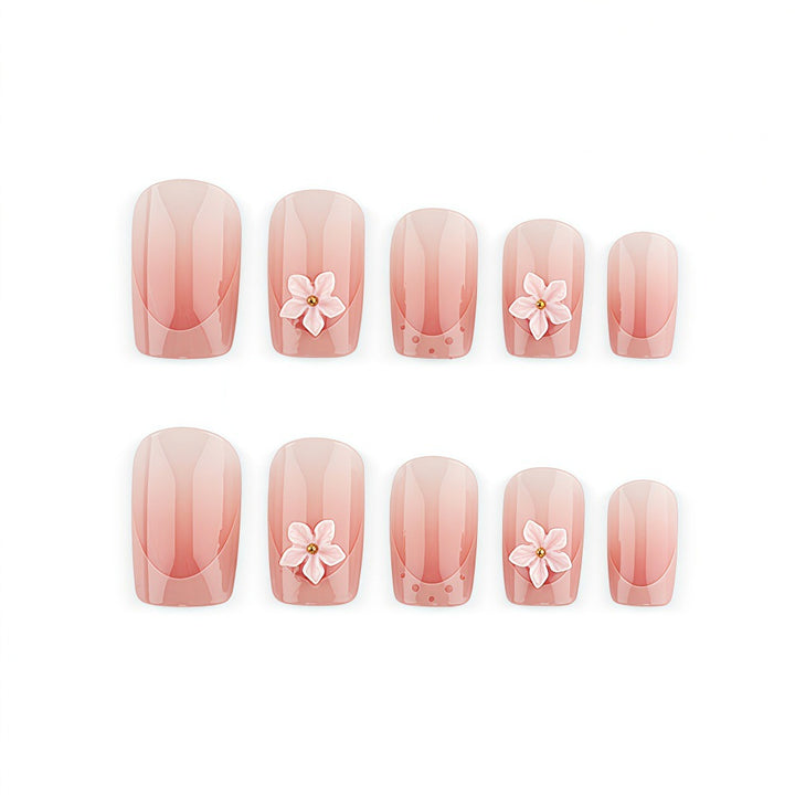 Artificial nails with delicate flower design Stornfield