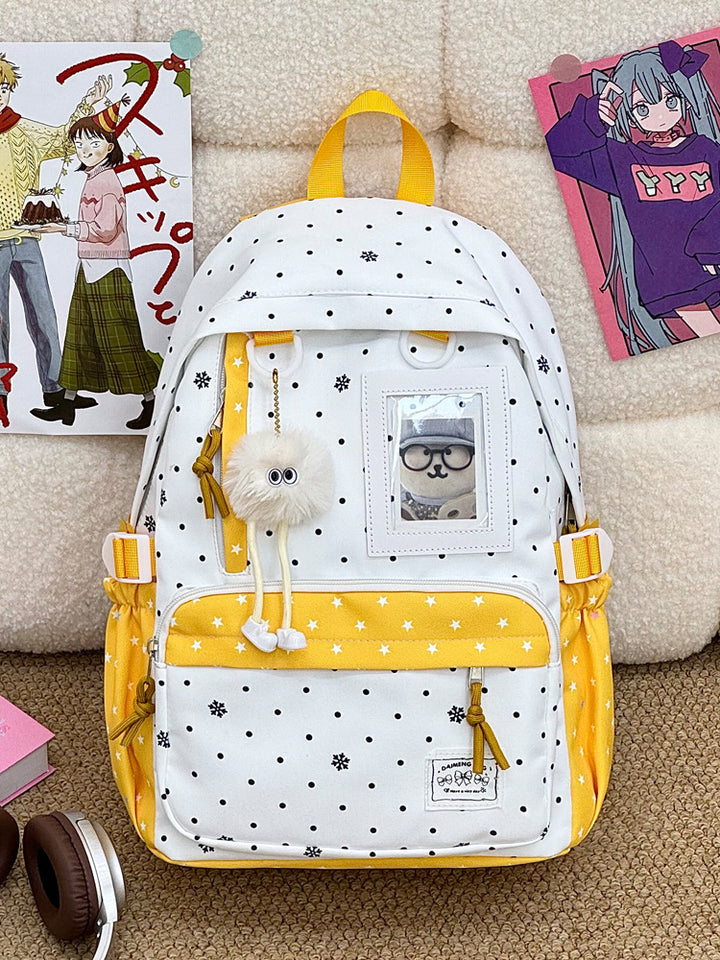 Casual Snowflake Print Backpack Stornfield