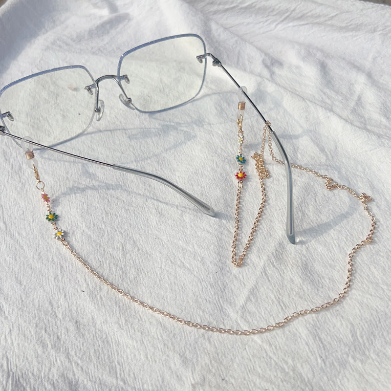 Floral-Accented Eyewear Chain Stornfield