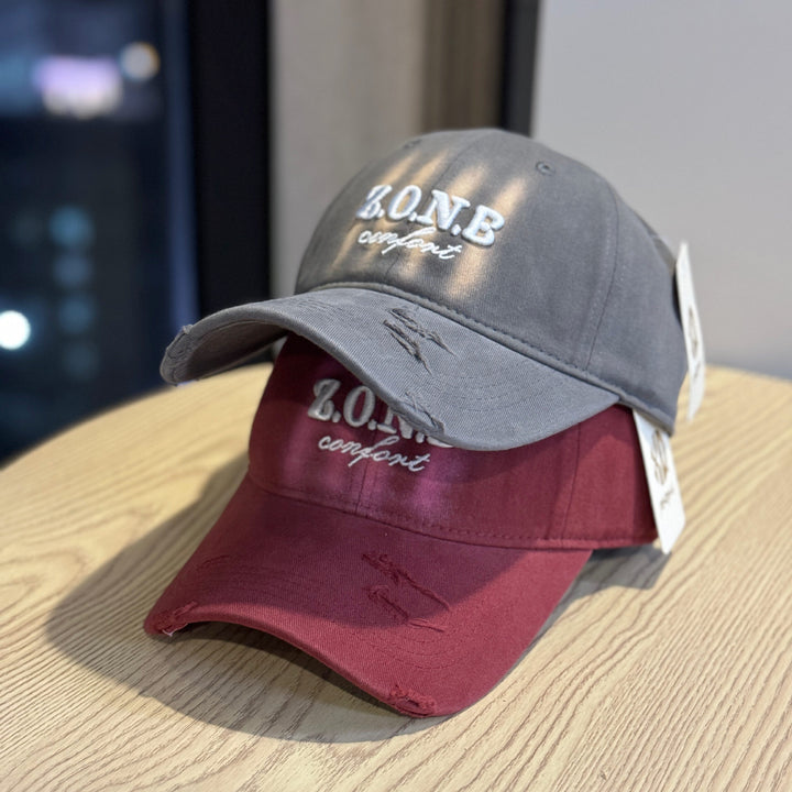 Unisex Distressed Cotton Baseball Cap Stornfield