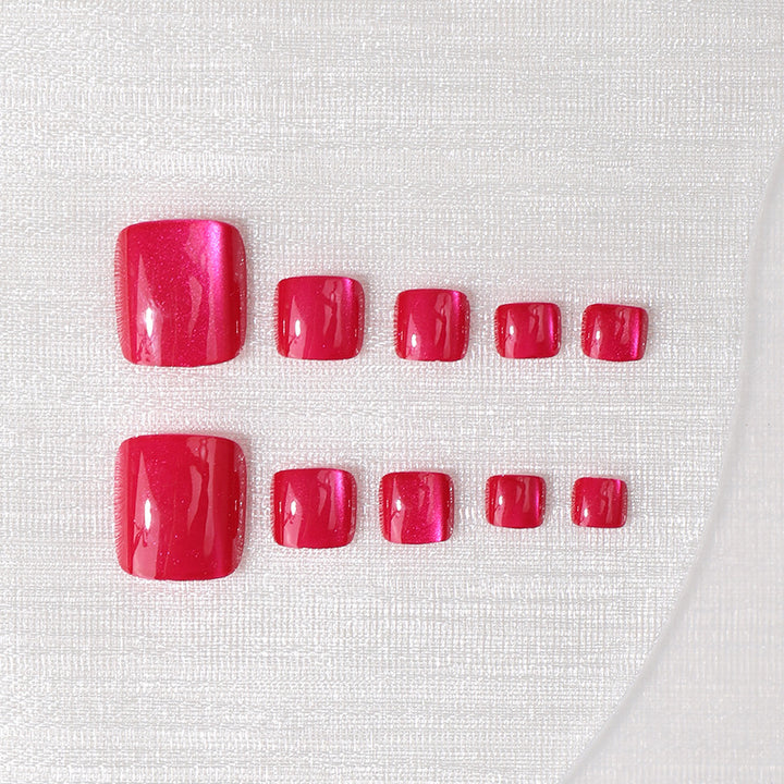 Elegant Glossy Press-On Nail Set Stornfield