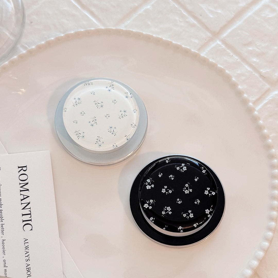 Decorative ceramic coaster with floral design Stornfield