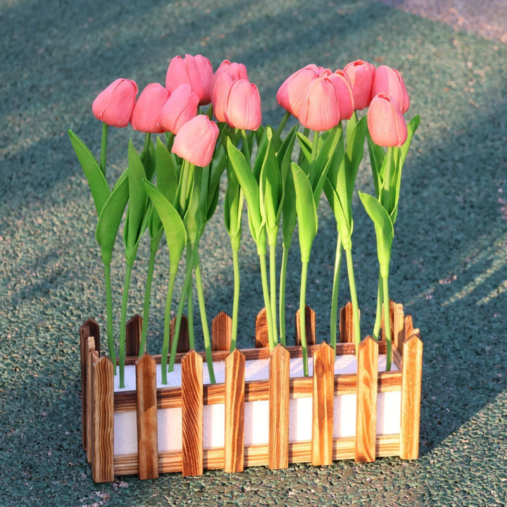 Decorative Faux Tulip Planter
