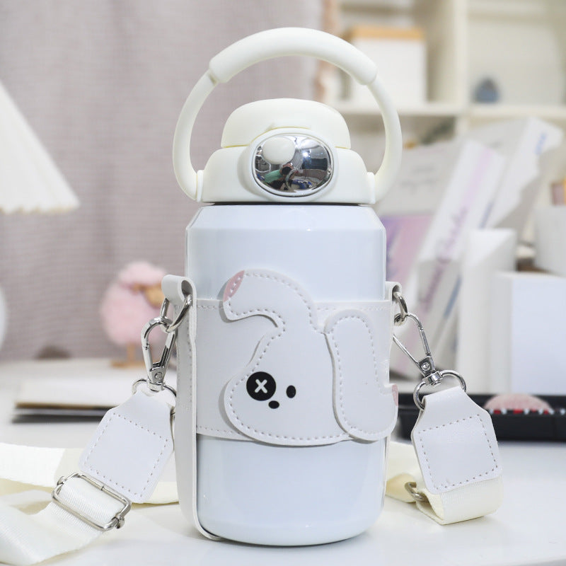 Women's Insulated Drinking Bottle with Practical Carrying System and Cute Design Stornfield