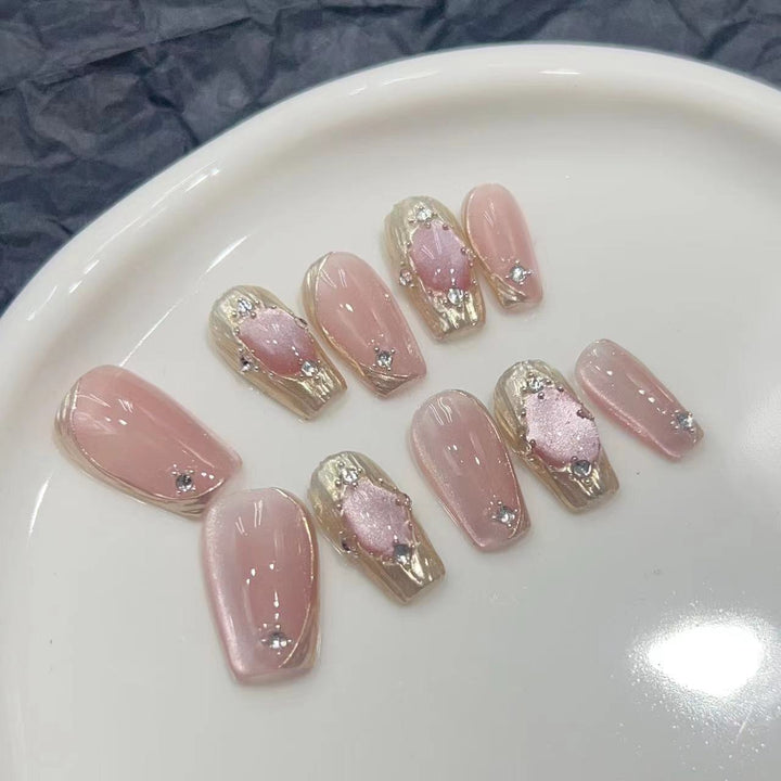 Chic Press-On Nail Art Set Stornfield