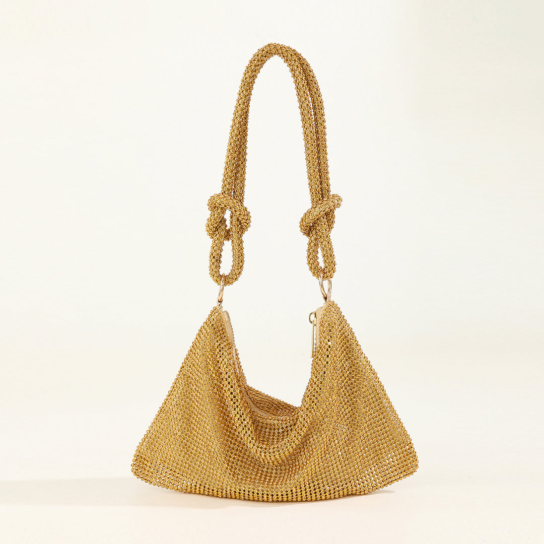 Rhinestone Embellished Shoulder Bag