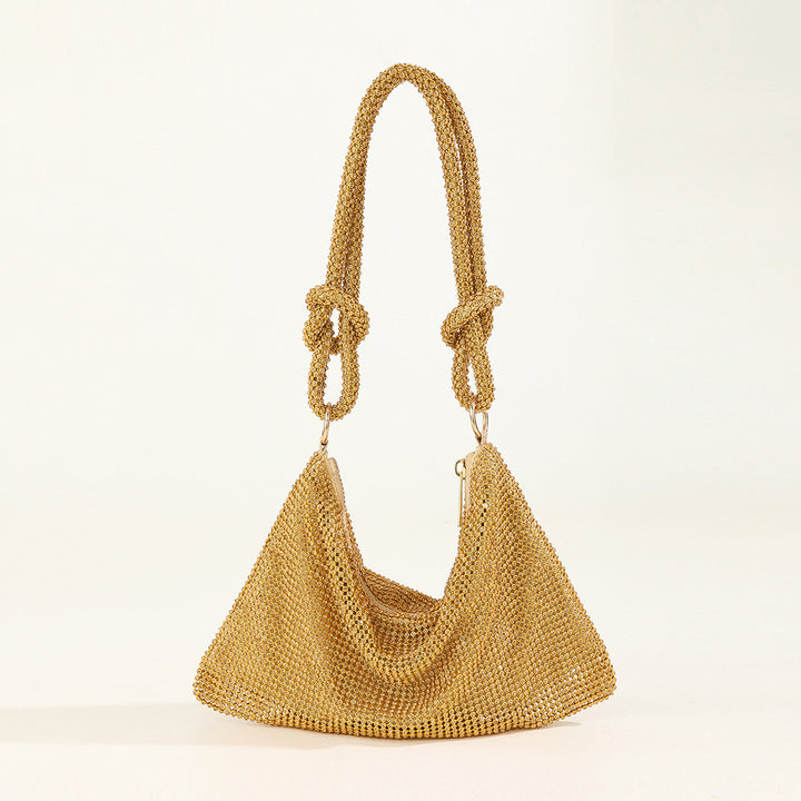 Rhinestone Embellished Shoulder Bag