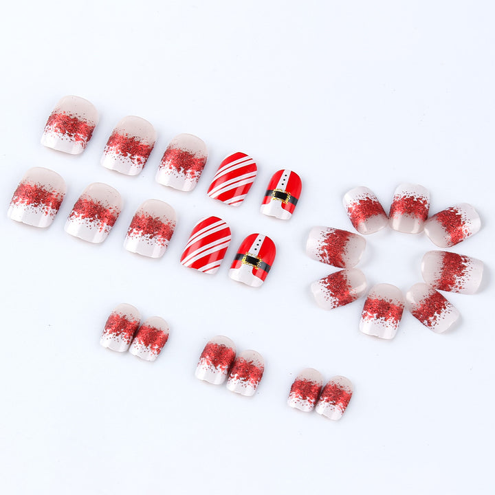 Festive Holiday Themed Nail Art Set Stornfield
