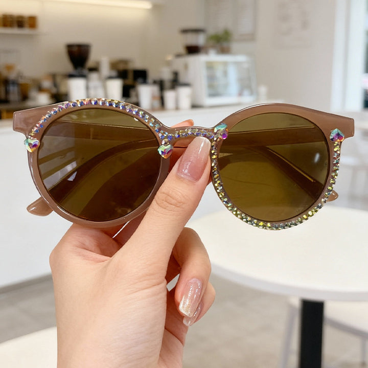 Crystal-Embellished Cat-Eye Sunglasses Stornfield