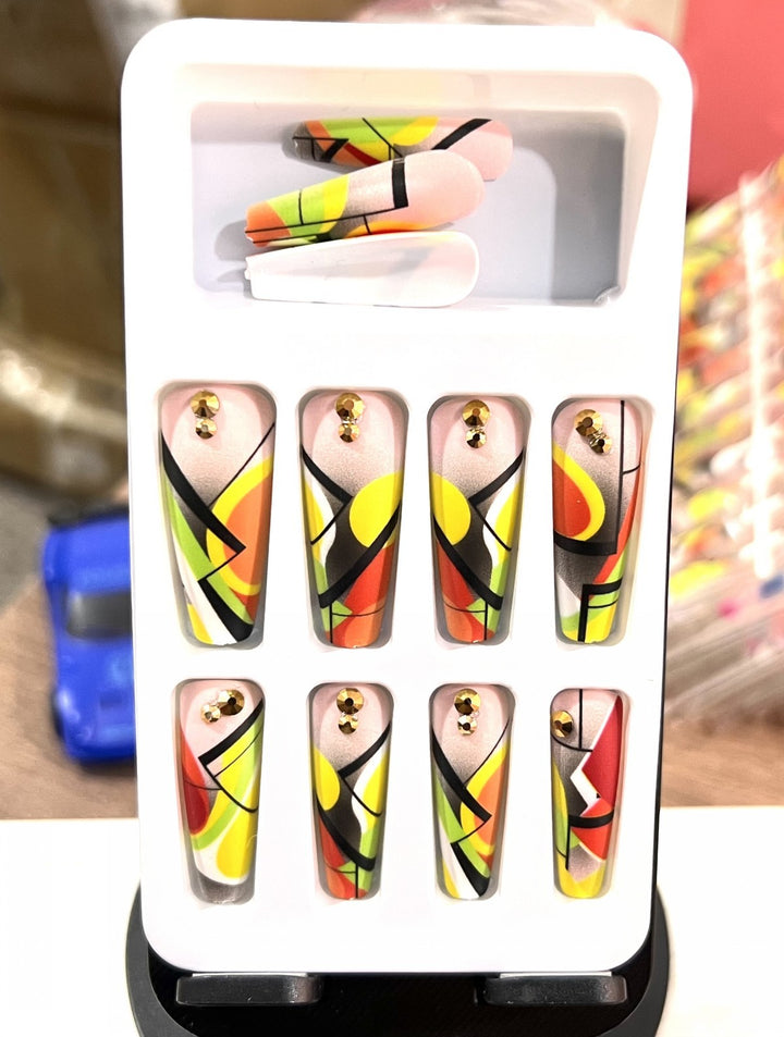 Creative artificial nails in modern 3D design Stornfield