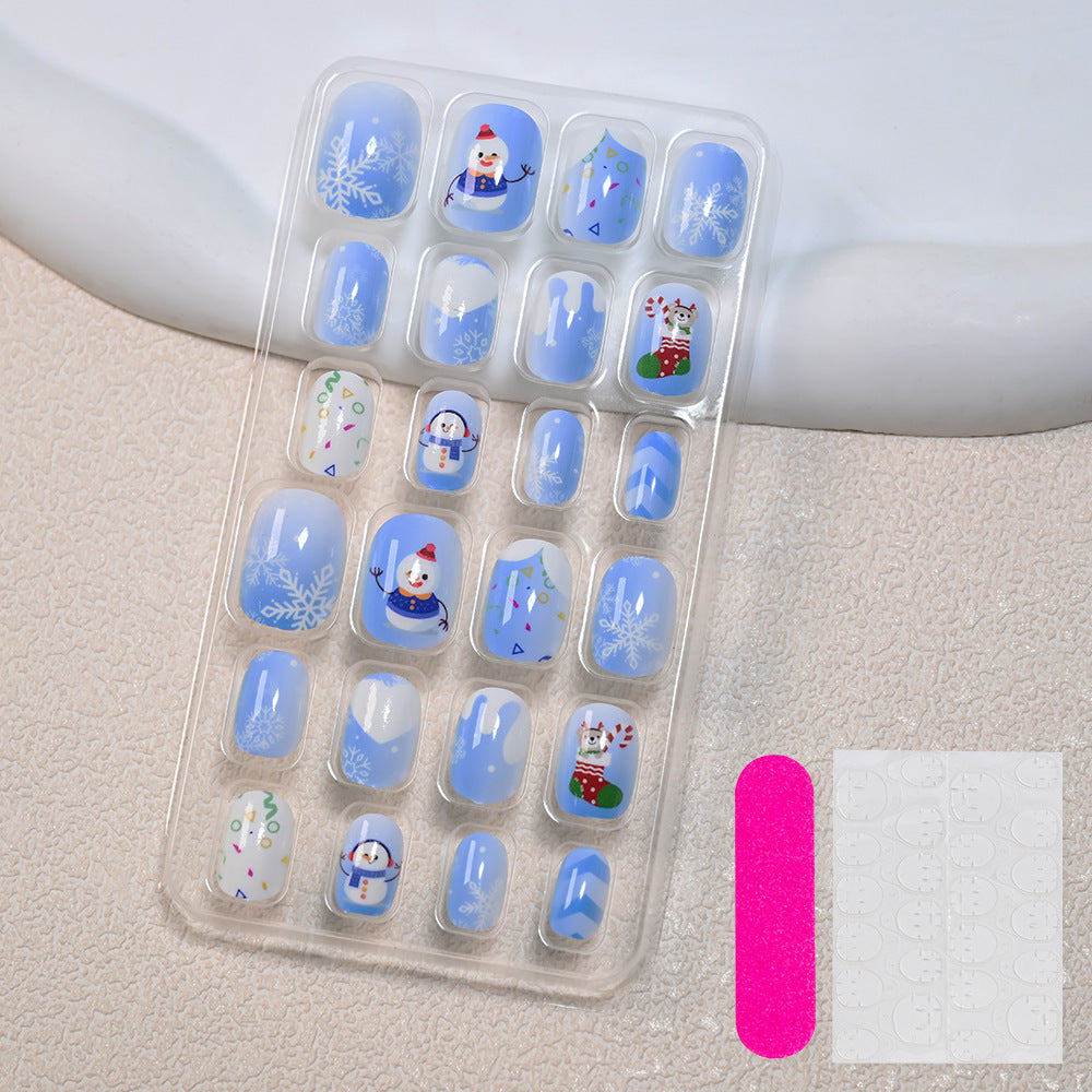 Themed Summer Beach Nail Art Press-On Nails Stornfield