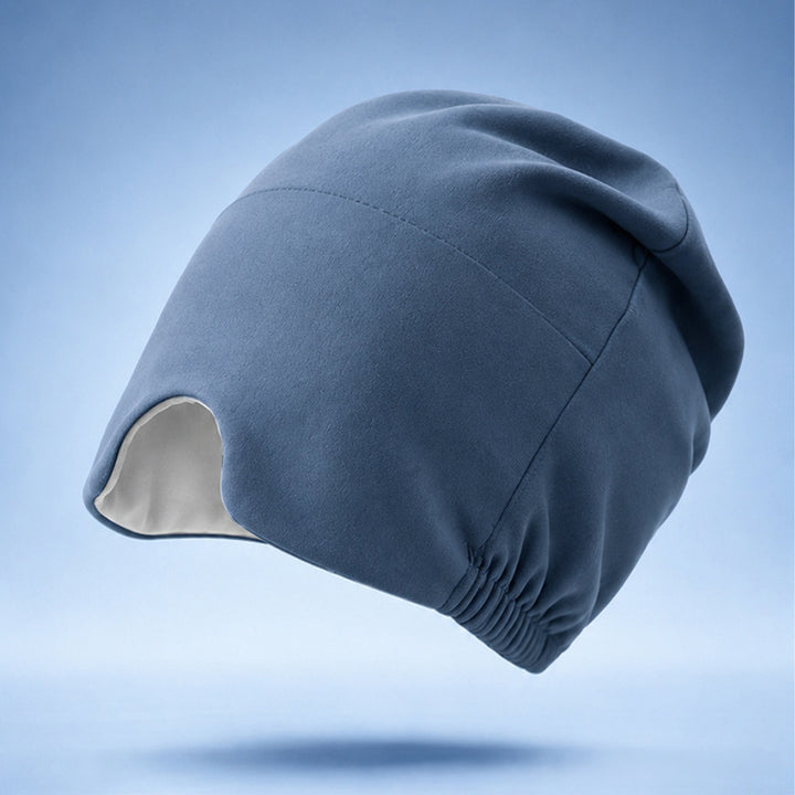 Silk-Lined Anti-Frizz Sleep Bonnet with Elastic Back Stornfield