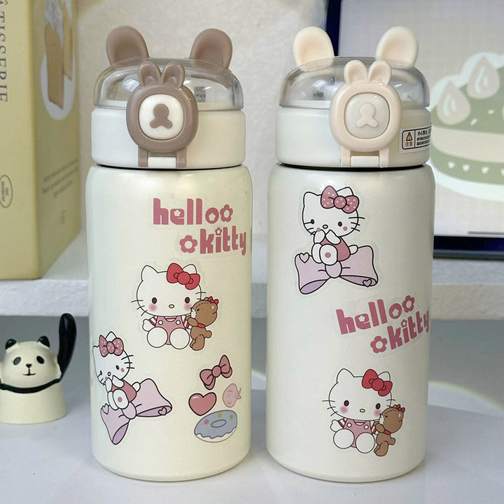 Women's insulated drinking bottle with secure flip lid and cute design Stornfield