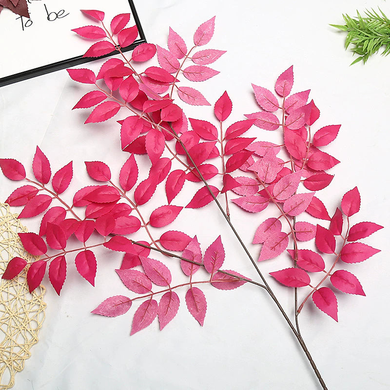 Elegant Faux Leaf Stem Arrangement