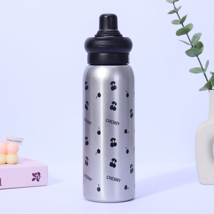 Women's thermo water bottle with non-slip grip and unique design Stornfield