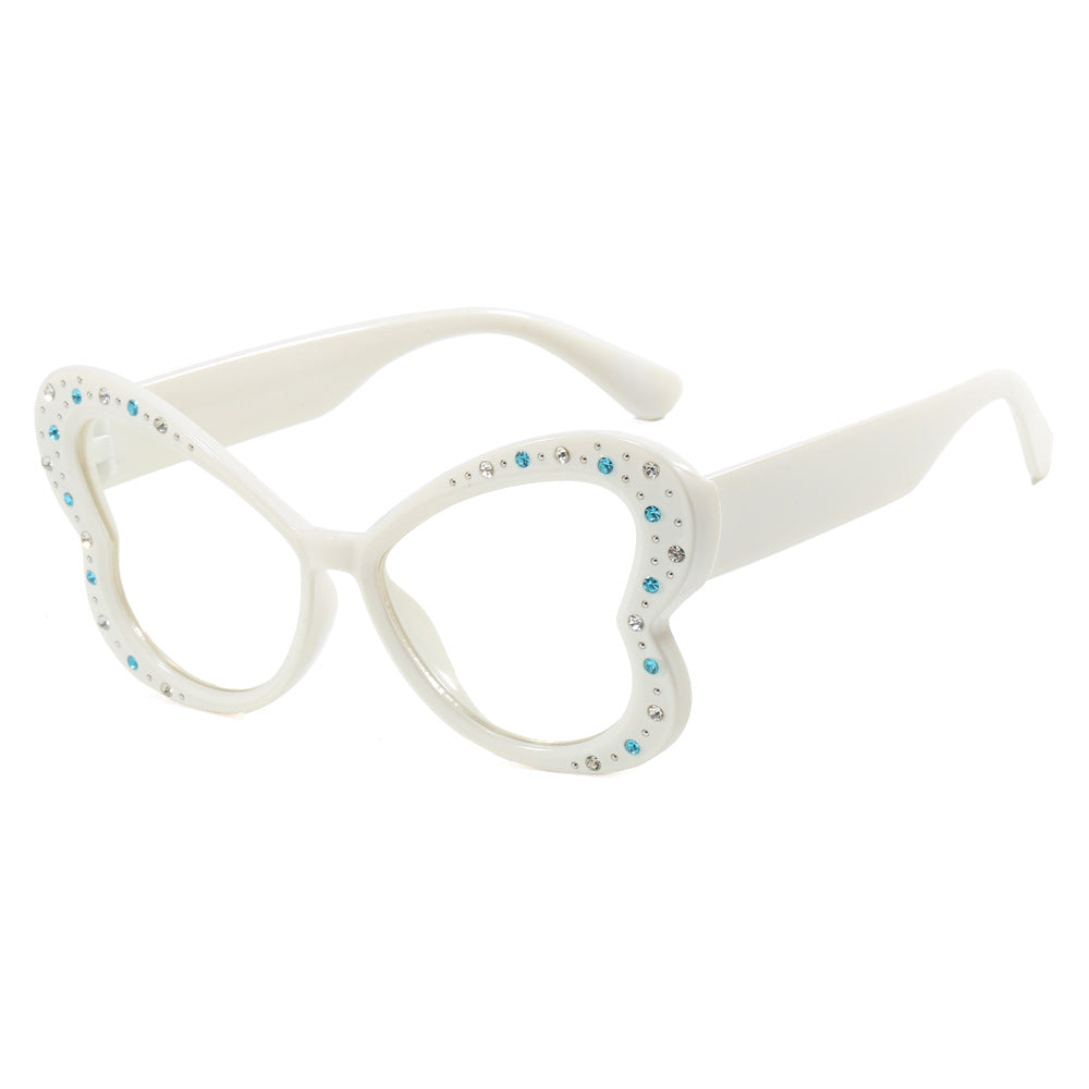 Women's playful heart-shaped sunglasses with glitter accents Stornfield