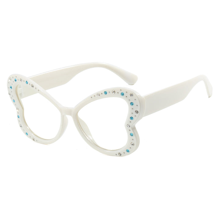 Women's playful heart-shaped sunglasses with glitter accents Stornfield