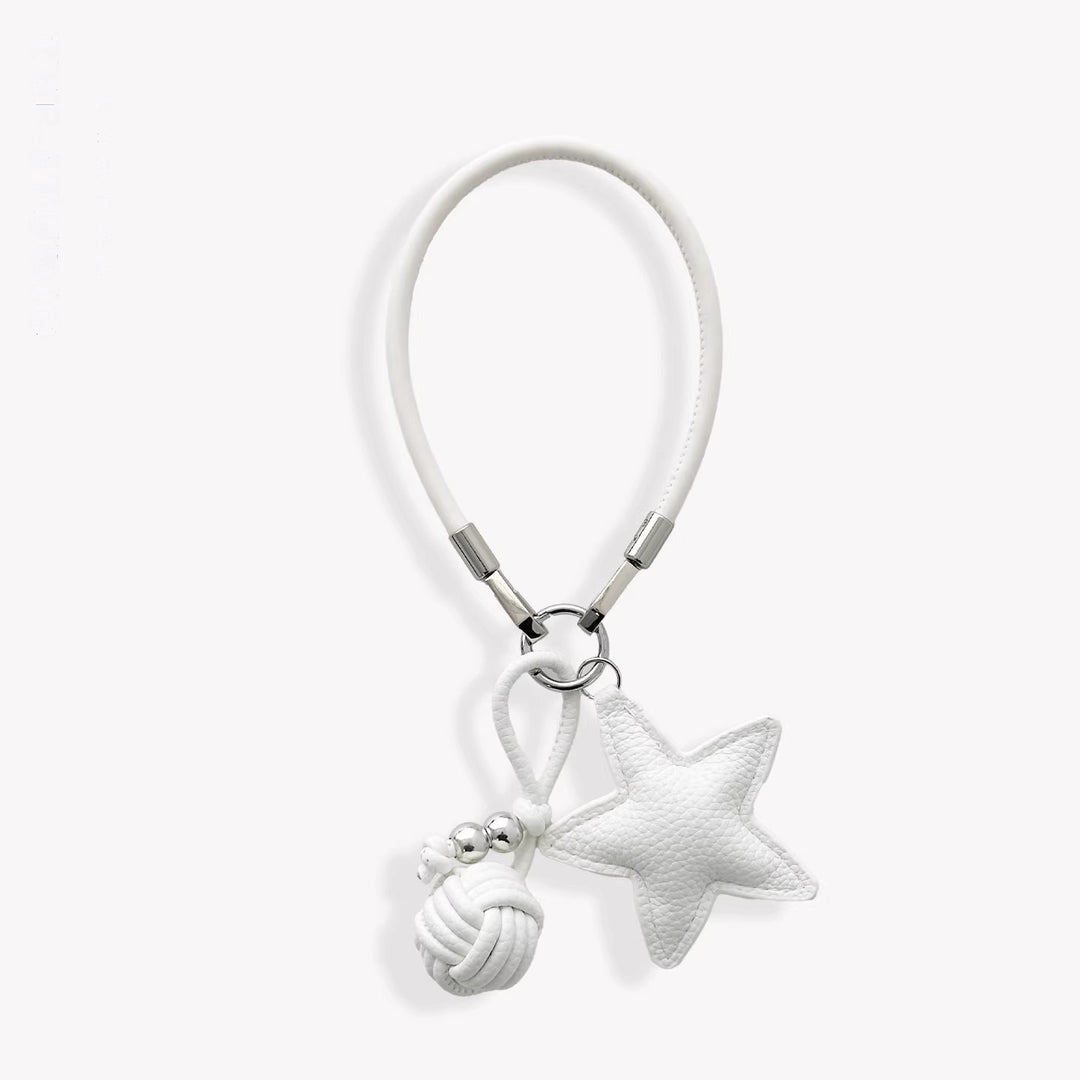 Decorative Leather Star Keychain Stornfield