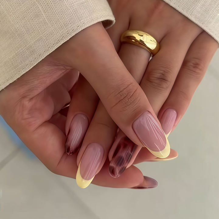 Chic Ombre Acrylic Press-On Nails Stornfield