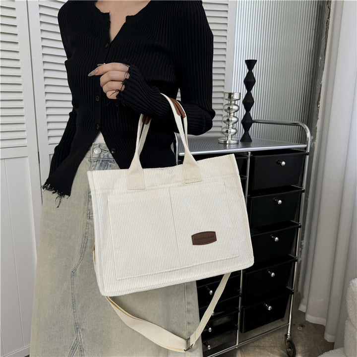 Versatile Corduroy Utility Tote Stornfield