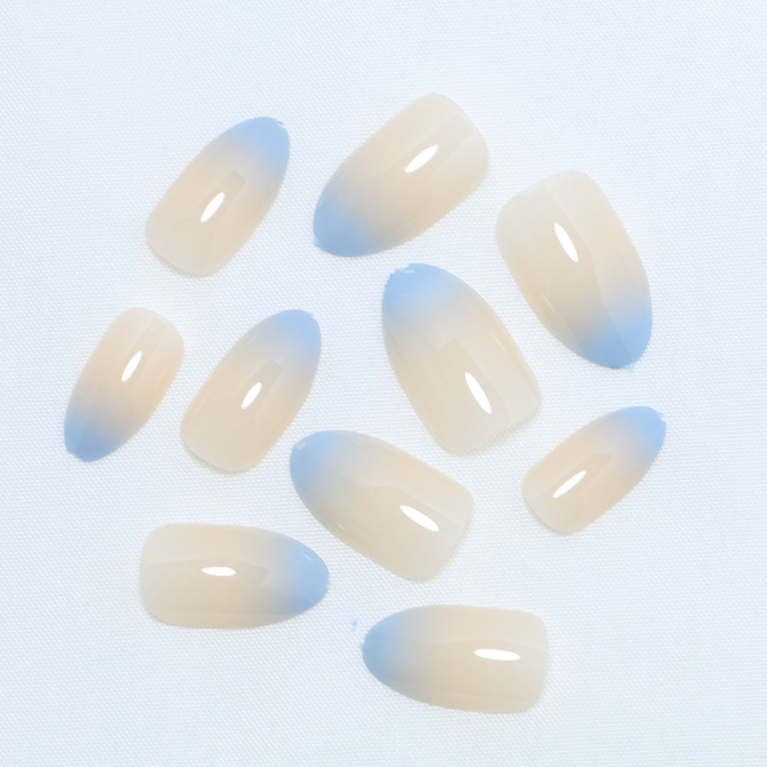 Premium Ombre Press-On Nails Stornfield