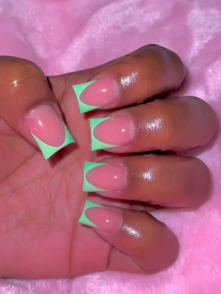 Geometric Nail Art Extensions Stornfield