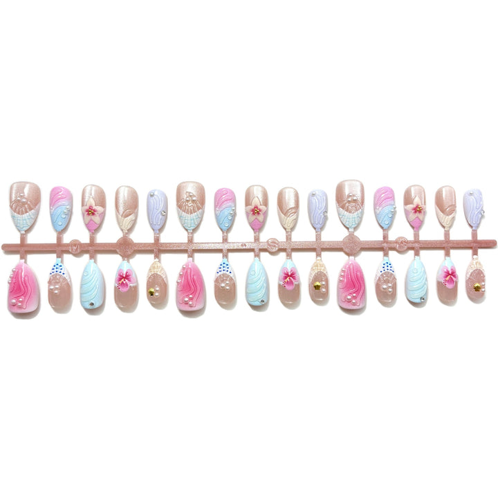 Artistic Themed Press-On Nail Set 1790745583