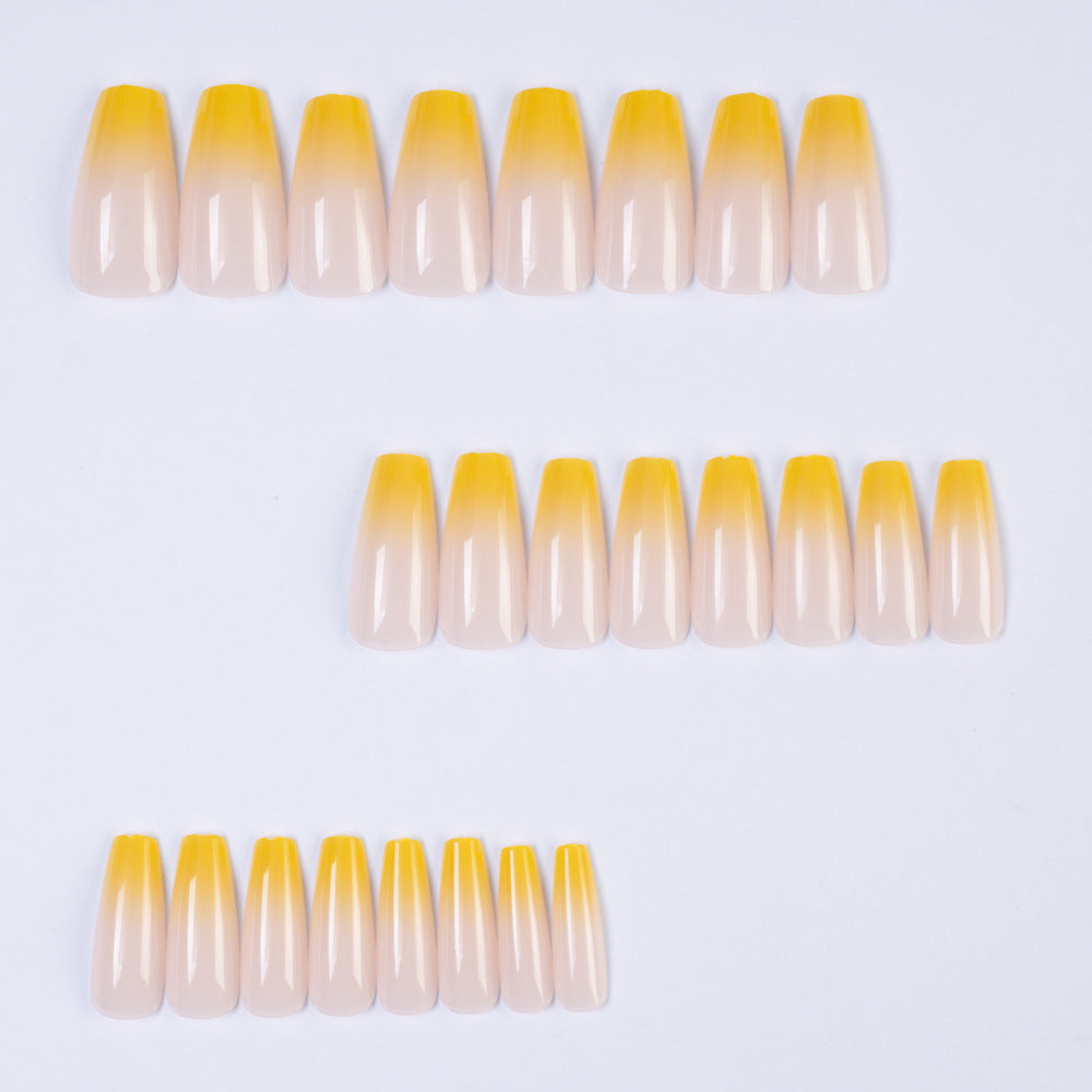 Glamorous artificial nails with elegant ombre design Stornfield