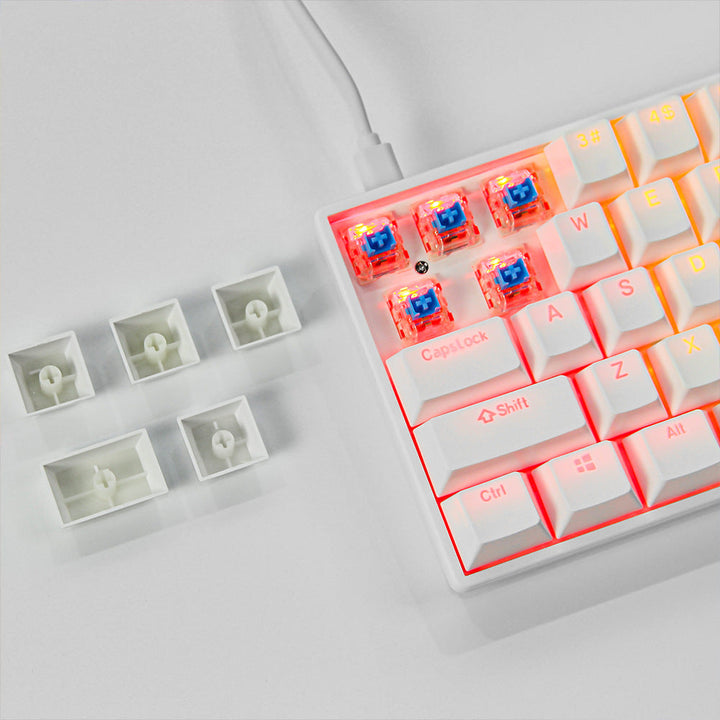 Compact RGB Mechanical Keyboard with Customizable Keys Stornfield
