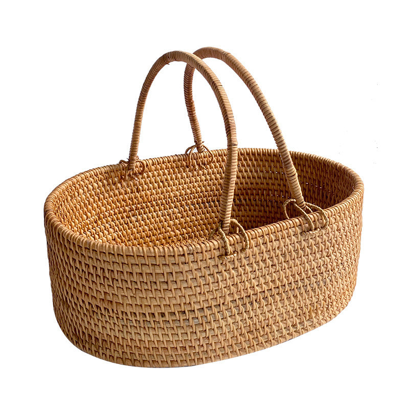 Women's Handcrafted Rattan Basket Stornfield