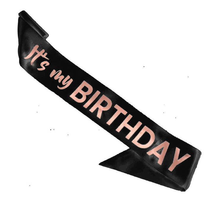 Ladies Festive Birthday Band with Glitter Design Stornfield