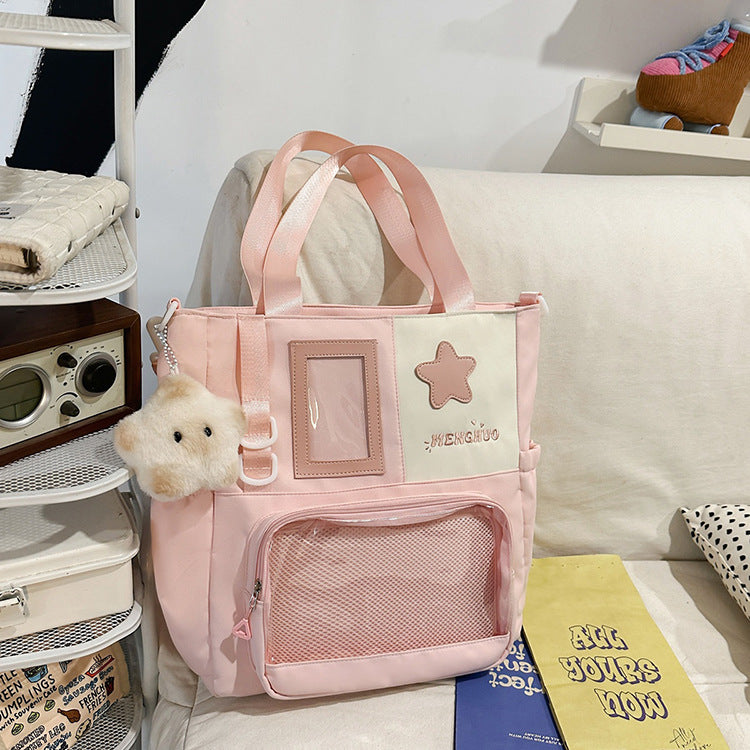 Functional School Backpack with Clear Pocket Stornfield
