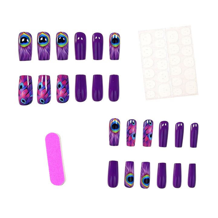 Artistic Peacock Nail Art Stornfield