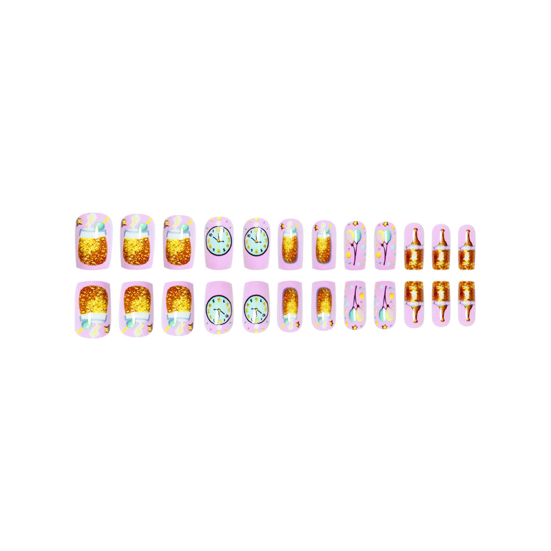 Festive Celebration Press-On Nail Art Stornfield