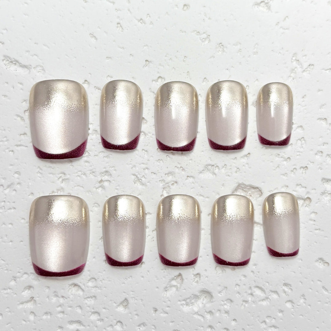 Elegant Press-On Nail Design Set