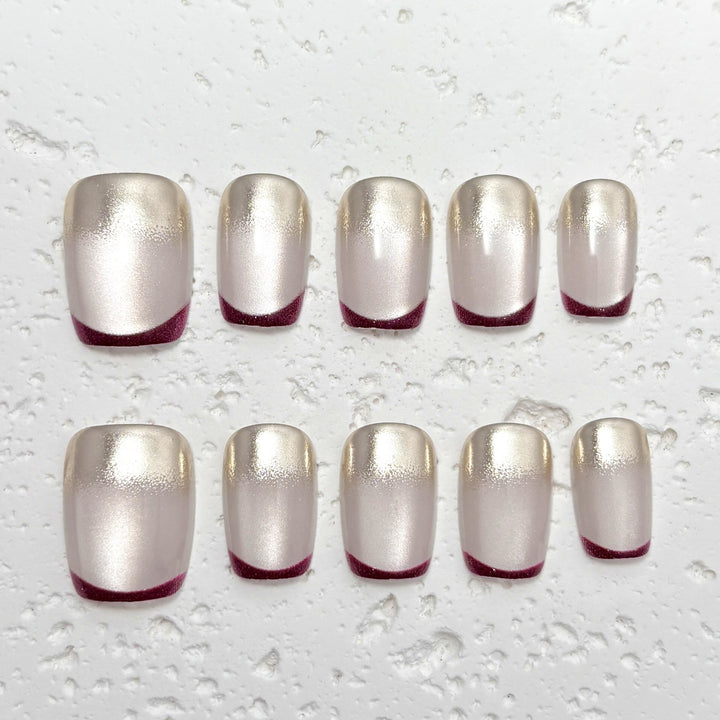 Elegant Press-On Nail Design Set