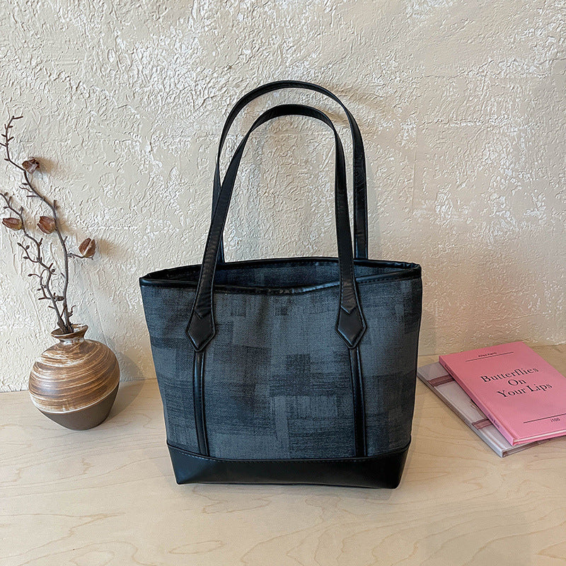 Sophisticated Textured Tote Bag
