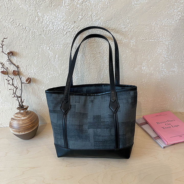 Sophisticated Textured Tote Bag