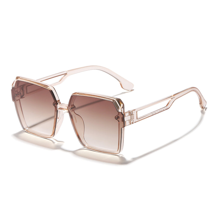 Women's oversized sunglasses with trendy, transparent design Stornfield