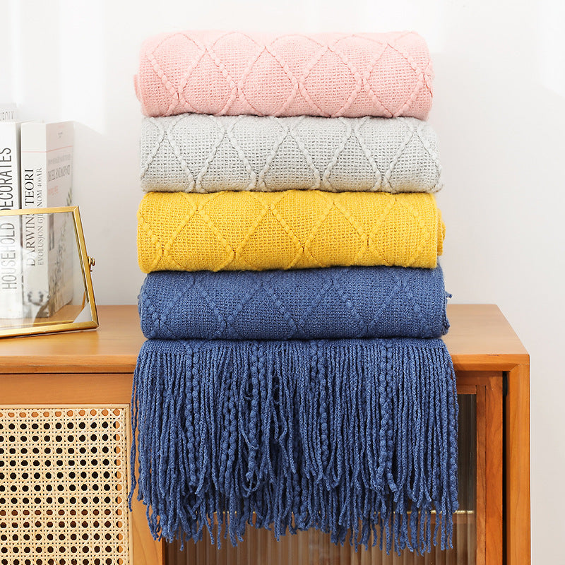 Ladies cozy knit blanket Stornfield