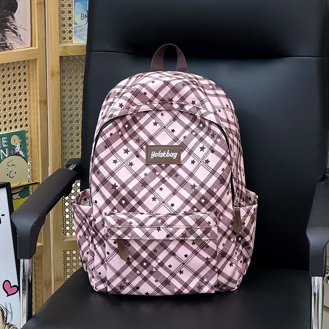 Playful Geometric Pattern Backpack Stornfield