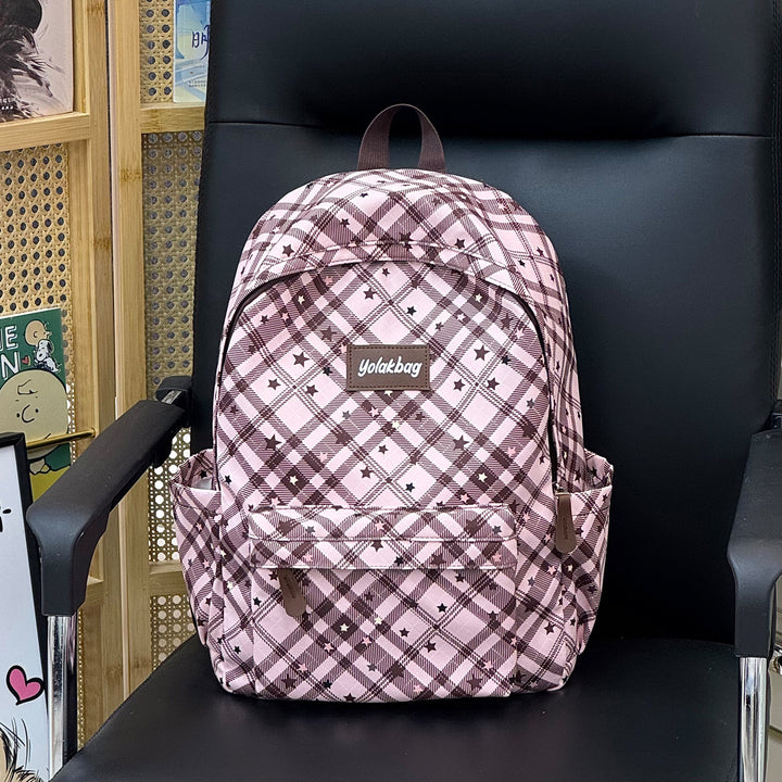 Playful Geometric Pattern Backpack Stornfield